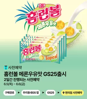 포천시의 GS25 카탈로그 | 메론 맛 유행에 탑승한 홈런볼! | 2025-06-05T00:00:00.000Z - 2025-06-06T00:00:00.000Z